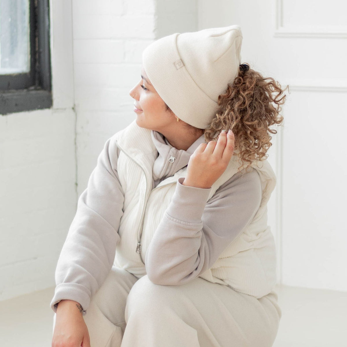 Winter Knit LUXE in Oat Milk