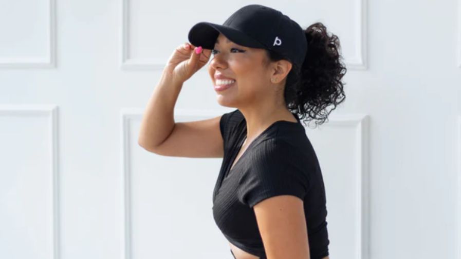 ponytail running hat