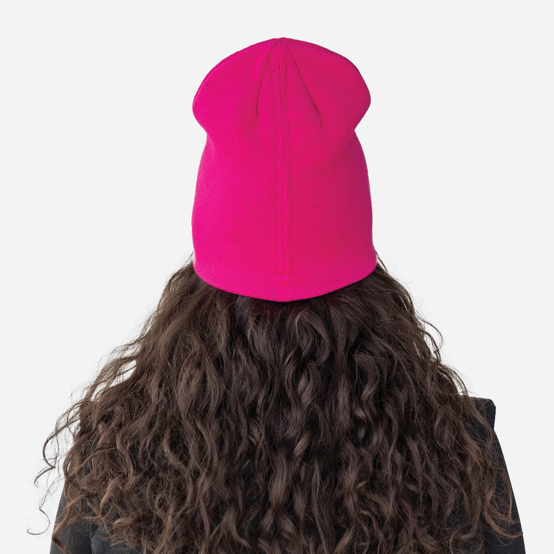 Neon pink outlet beanie